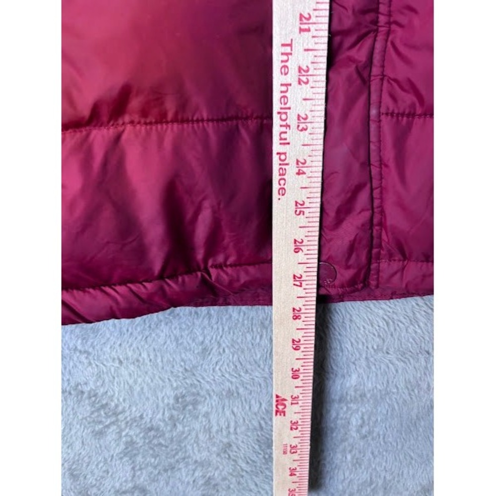 Tommy Hilfiger Puffer‎ Jacket Mens L Red Full Zip Quilted Lightweight Coat - Picture 9 of 12